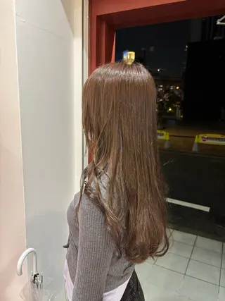 ロング カラー 文字 遼哉のヘアスタイル