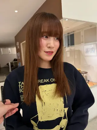 ロング 南部 綾音のヘアスタイル