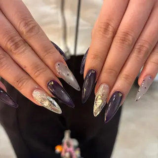 ネイル 栗田 ゆう子のネイルデザイン