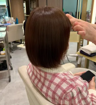 カラー パーマモデル募集 /梅田/宿谷真那斗のヘアスタイル