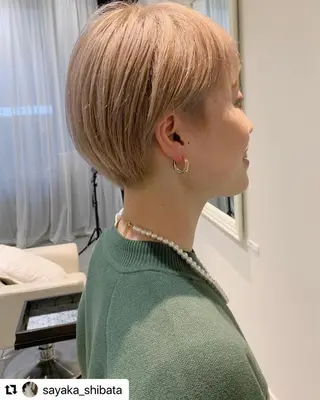 ショート カラー 似合わせヘア/ sayakaのヘアスタイル