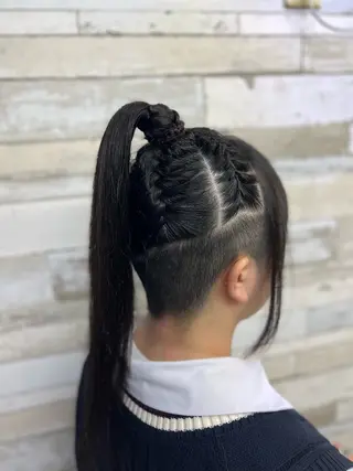 ロング B-W ⭐️REIKOのヘアスタイル