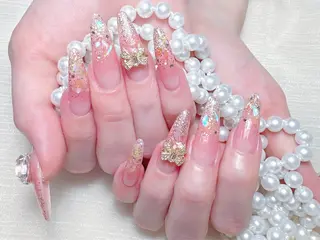 ネイル M🌷nail 長さだし専門店のネイルデザイン