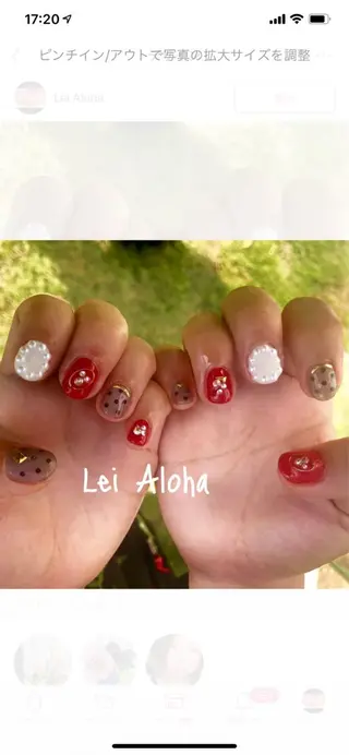 ネイル Lei Aloha ♥のネイルデザイン