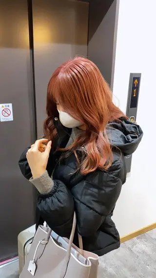 ミディアム カラー パーマ ヘアアレンジ メンズ キッズ ネイル マツエク・マツパ Hair & make Lamp所属・梅田のブリーチ特化 美容師KAI🥰のヘアスタイル