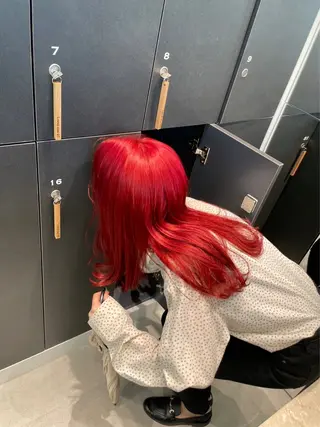 カラー 莉乃/縮毛矯正/髪質 改善/艶カラーのヘアスタイル