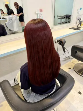 カラー 🍒♡艶髪暖色カラー saaya♡🍒のヘアスタイル