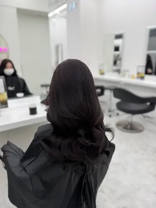 セミロング カラー ヘアアレンジ 🎀Girly艶髪カ ラー🎀Harukaのヘアスタイル