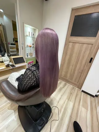 ロング カラー 🌈派手髪ハイトーン 🌈鈴木亮太🌈のヘアスタイル