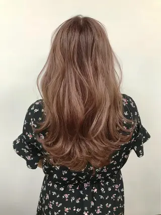 カラー パーマ ヘアアレンジ mihoko/ ニュアンスパーマのヘアスタイル