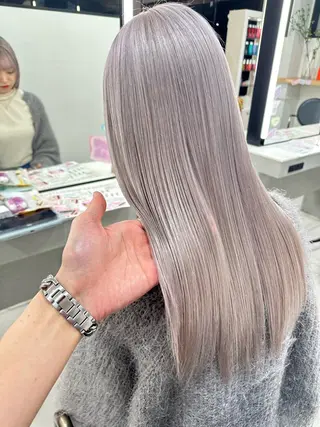 ロング 米澤 俊輔のヘアスタイル