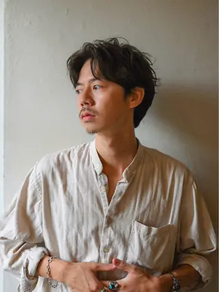 ショート パーマ メンズ 三鷹/メンズヘア/ メンズパーマ/トナミのヘアスタイル