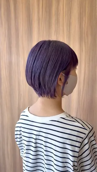 ショート カラー 【透明感カラー】/ 【レイヤー】保坂拓也のヘアスタイル