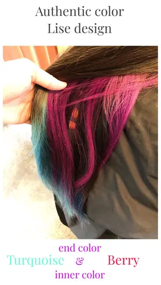 セミロング カラー パーマ ヘアアレンジ メンズ 表参道Lise おおいしおりのヘアスタイル