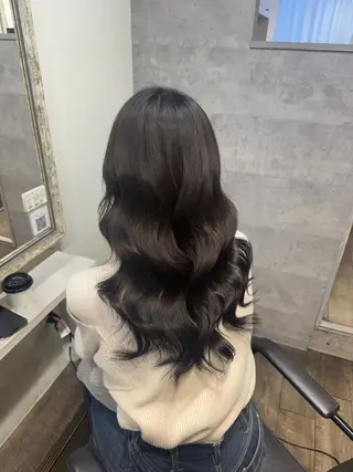 セミロング Rena/メンズヘア /ワンホンヘアのヘアスタイル