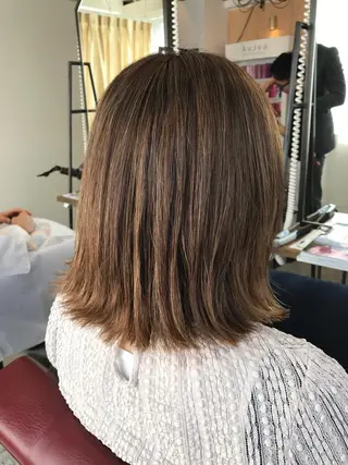 ミディアム にった みずきのヘアスタイル