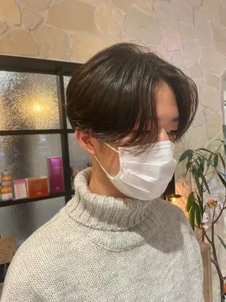 メンズ 透明感カラー／メンズ 特化kazumaのヘアスタイル