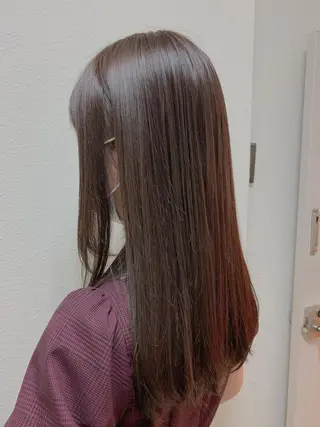 ロング カラー エンドウ　ミノリ🤎 /半個室/レイヤーのヘアスタイル