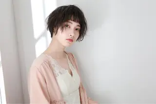 ショート カラー パーマ ヘアアレンジ 可愛いを作る神 ナオヒロのヘアスタイル