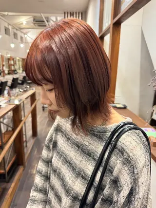 カラー MOK大阪梅田店 Asahiのヘアスタイル