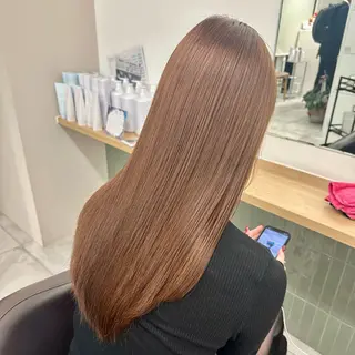 セミロング カラー ブリーチなし/レイヤ ー特化🌈Tommyのヘアスタイル