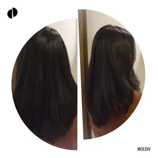 セミロング ロング カラー ✨縮毛矯正✨髪質改善 ナカシマ ユミのヘアスタイル