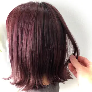 ミディアム カラー 美髪✨髪質改善特化 🦩対馬🦩のヘアスタイル