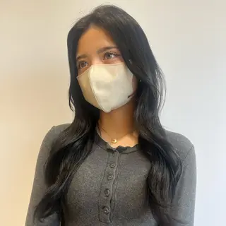 ロング カラー ベージュカラー⌇﻿ くびれヘア.𐙚心音のヘアスタイル