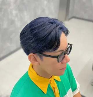 ショート カラー メンズ ʜᴀʀᴜᴋᴀ♱メンズ ウルフ/ブリーチのヘアスタイル