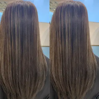 ロング カラー パーマ ヘアアレンジ メンズ キッズ ネイル マツエク・マツパ 韓国ヘア/髪質改善 /Harunaのヘアスタイル