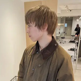 ショート カラー メンズ お洒落パーマ/ボブ ❄️Tomoka❄️のヘアスタイル