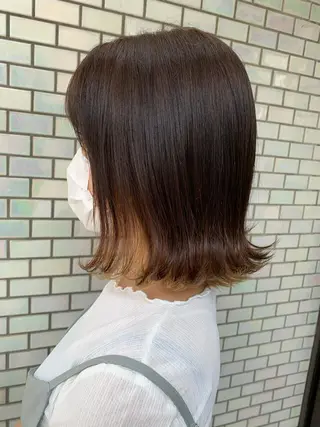 ミディアム 藤森 希美のヘアスタイル