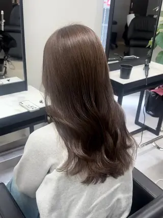 ロング カラー GiseL 小倉所属・谷内尾 祐音のヘアスタイル