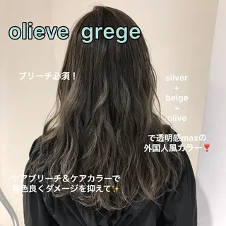 セミロング カラー 赤み消し韓国ヘア レイヤー縮毛🤍渡邉のヘアスタイル