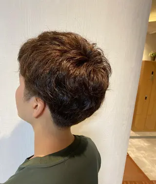 パーマ メンズ 中島 奈々のヘアスタイル