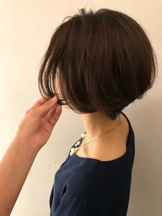 ショート カラー ショートボブ💗 ヤマネシオリのヘアスタイル