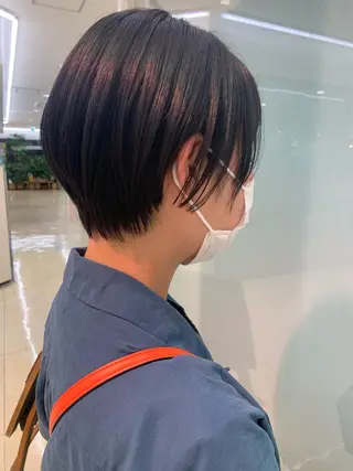 ショート カラー 似合わせカラー/艶 髪質改善/ヨシザキのヘアスタイル