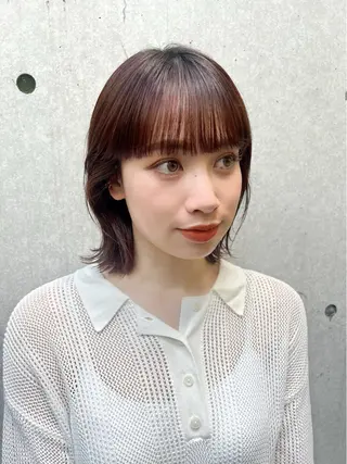 ショート カラー 🎧パーソナルケア/ 透明感カラー/ミユのヘアスタイル