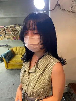 ミディアム カラー お任せヘア☘️☘️ 及川渚のヘアスタイル