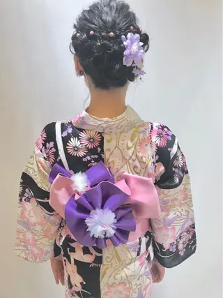 セミロング ヘアアレンジ 🐺ウルフ/レイヤー 似合わせ‎🤍沙羅のヘアスタイル