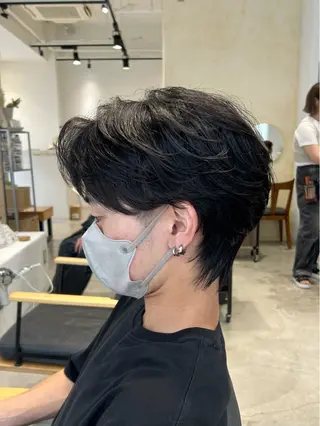 メンズ ながい りなのヘアスタイル