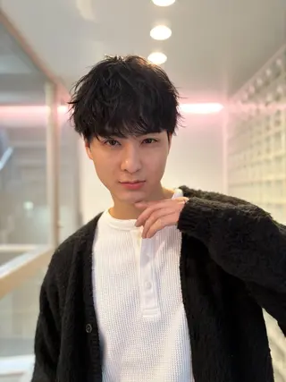 ショート パーマ メンズ 【メンズ縮毛矯正】 FILMS  軍司のヘアスタイル