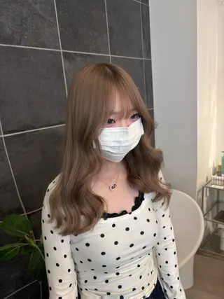 ロング カラー ふうか 心斎橋美容室のヘアスタイル