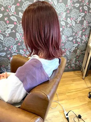 ミディアム カラー 北九州美容室 🕊️わかな✂︎のヘアスタイル