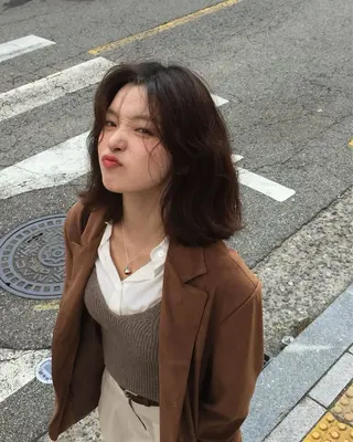 ミディアム カラー 表参道/赤み無し 透明感 colorのヘアスタイル