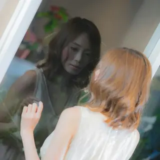 ミディアム カラー パーマ 木村 昇のヘアスタイル