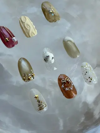 ネイル iida HAIRS所属・muu_miki 𓂃 潮来市のネイルデザイン