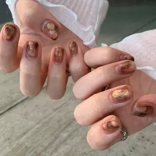 ネイル YUKIMO🍎名駅 /ニュアンスのネイルデザイン