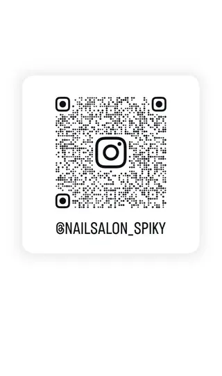 Spiky とうげ ふうかのネイルデザイン