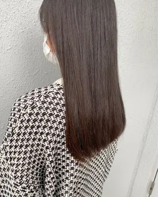 ロング 後藤紗英/髪質改善 /オリーブベージュのヘアスタイル